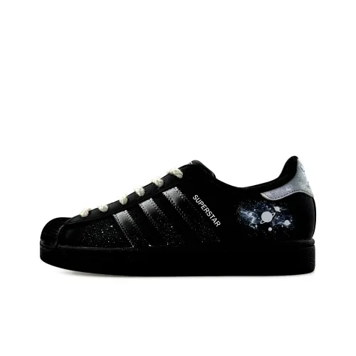 Adidas Originals Superstar 2 Устойчивый к истиранию Низкий Топ Детские Скейтбординги Черный Подростки