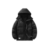 Призрачный Черный (Утолщенный хлопковый пуховик)