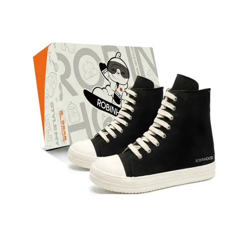 ROBINHOOD Износостойкий Легкий Дышащий и Противоскользящий. Высокие Кроссовки для скейтбординга Унисекс
