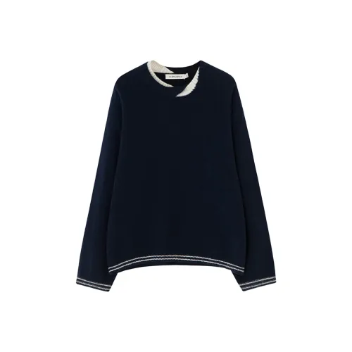 SOON FLOWER Темно-синие женские свитеры