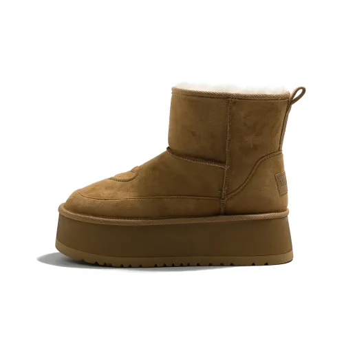 MIS. DANNY Сноубутсы Верблюжий цвет Женские