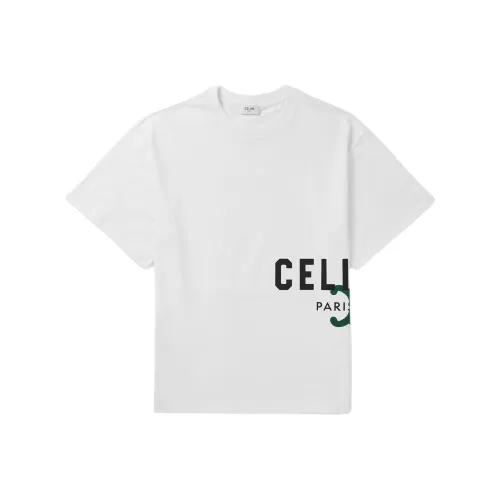 CELINE Белая Мужская T-Рубашка