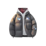 Темно-серая красная клетчатая шляпа