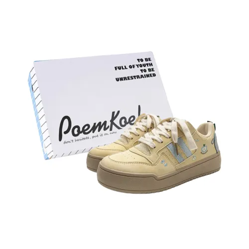 POEM KOEL Износостойкие Легкие и Дышащие Низкие Кроссовки для Скейтбординга Женские