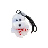 [Красный Белый Шарф] Белый Неформальная Вест-хайленд + Черный Шнурок