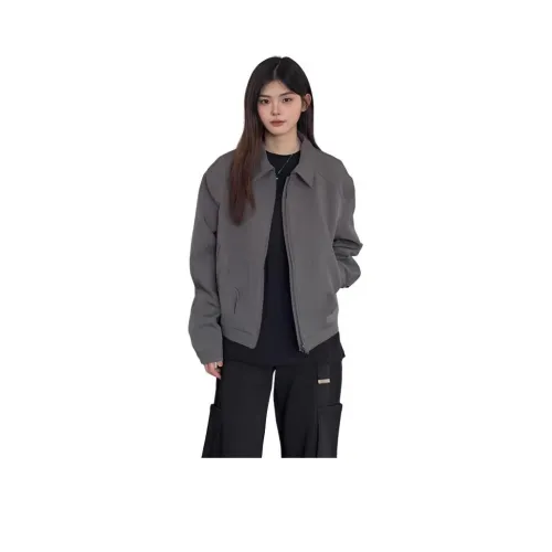 MORii Дымчатый Серый Унисекс Куртки