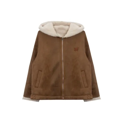 GEZITAI Бархат Feel Пальто Женское