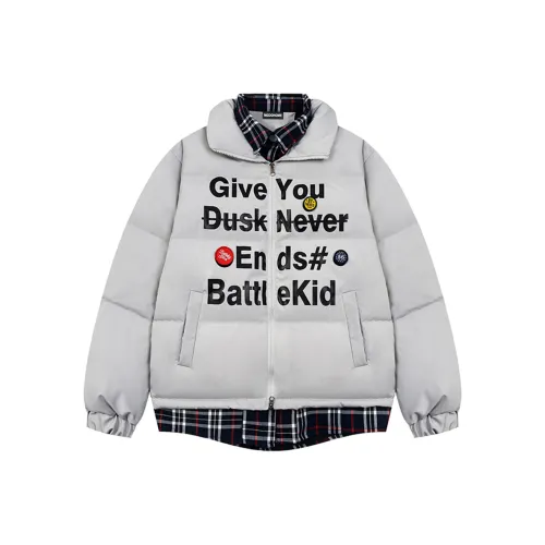 MGDOHOME Серый Унисекс Пуховики