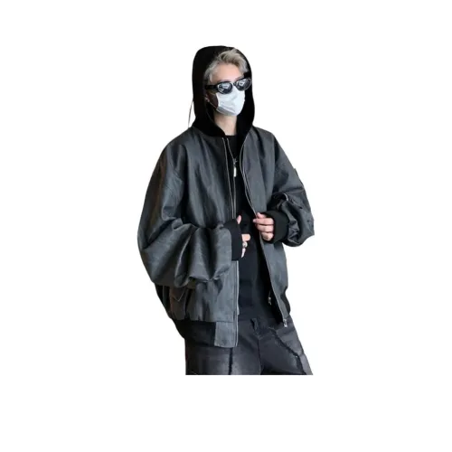 PWUE Темно-серый унисекс куртки