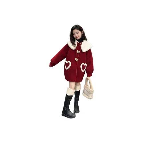 MADALLO Красный KIDS Шерстяное пальто