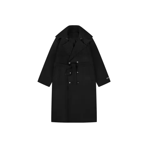 UNDERGARDEN Karry Wang Black Unisex Coat UNDERGARDEN Karry Wang Черное Унисекс Пальто