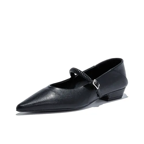 YANGQIYINGTAO Квадратный каблук Туфли Мэри Джейн Женские