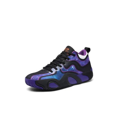 ZHIO Устойчивый к истиранию Легкий Амортизация MID Топ Баскетбольные кроссовки Детский