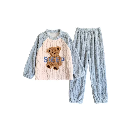 O'MESIK Синий Женские Пижамные Комплекты