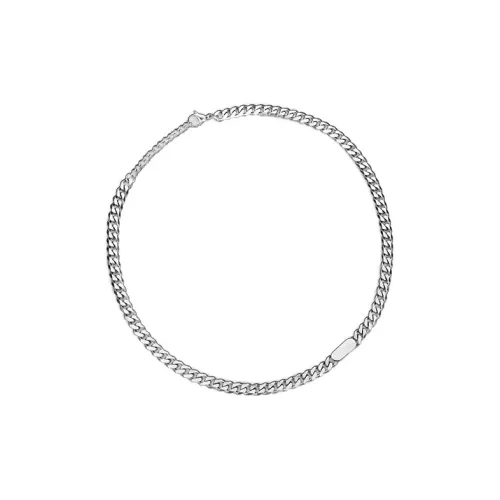 QINGYAZHUBAO Титановые стальные ожерелья для мужчин