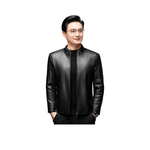 TIFAN Мужские кожаные куртки