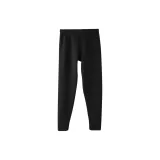 1 упаковка 1 шт. брюки (черный) двухслойный, утолщенный/с флисовой подкладкой, термический удерживающий тепло