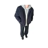 Темно-синий пуховый пиджак, стандартное издание