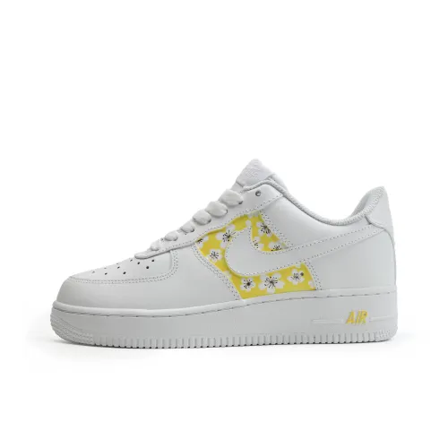 Nike Air Force 1 Cherry Blossom Ручной рисунок Модный Устойчивый к истиранию Легкий Увеличение высоты Низкий Топ