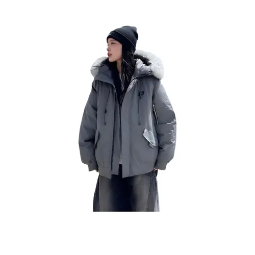 REMOULD Серый Женский пуховик