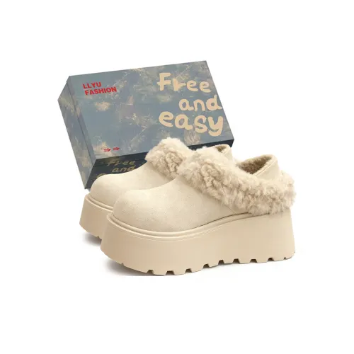 LELEYU Термический Увеличивающий Высоту Устойчивый к Износу Противоскользящий Короткий Снегокат Женские