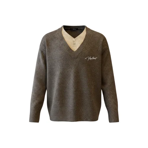 MIORGERSY Кофе [Улучшенный Съемный Металл Логотип] Унисекс Свитеры