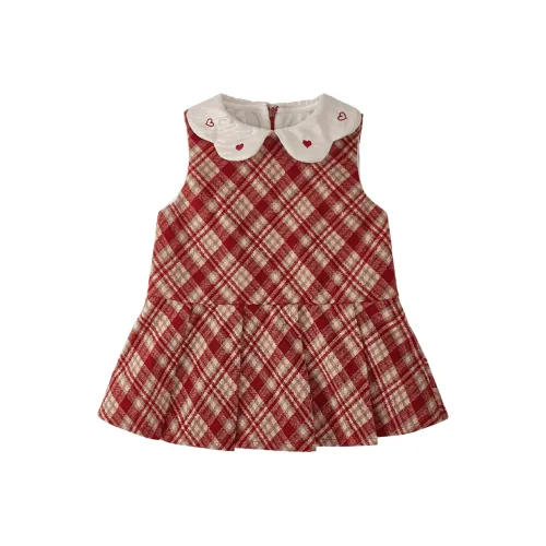 JELLYBABY Красная клетка KIDS Платья