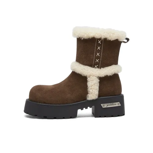 GOLDLION Карамель Снег TOPPING Сноубутсы Женские