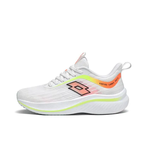 LOTTO Детские беговые кроссовки Белый Неон Зеленый Унисекс