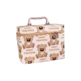 Большая мультяшная медведица, кукла, бежевого цвета