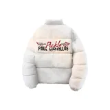 Белый Фотиния Серый (Утолщенный хлопковый пуховик)