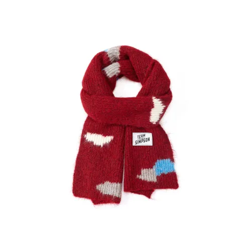 The Simpsons Полиэстеровые трикотажные шарфы Унисекс