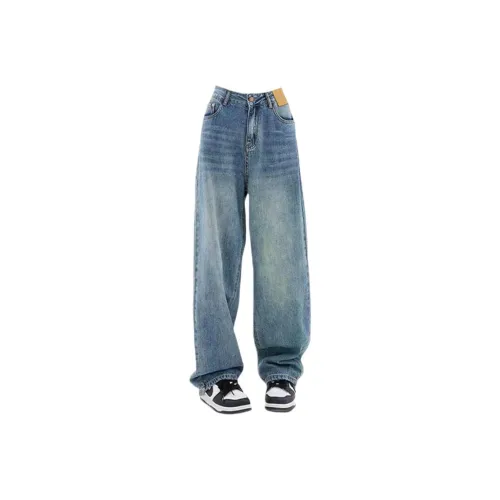 ONENINE34PM Синий Женские Джинсы