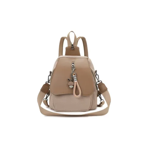 VENUCO Oxford Рюкзак Стандартный Женский Экрю Черный