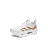 Белый с красным внутри.