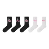 [5 пар] Черный + Черный + Черный + Белый + Белый