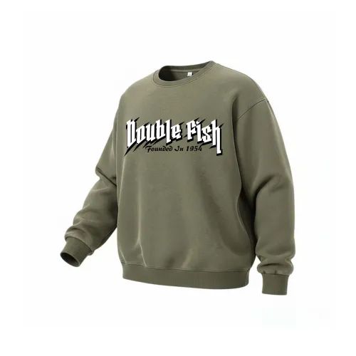 Двойная рыба Унисекс Свитшоты