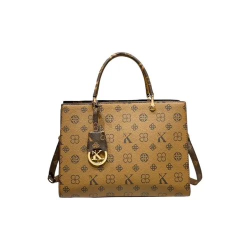 OUBOTE Коровья кожа Тоут Сумка на одно плечо Женская Коричневый Кофе