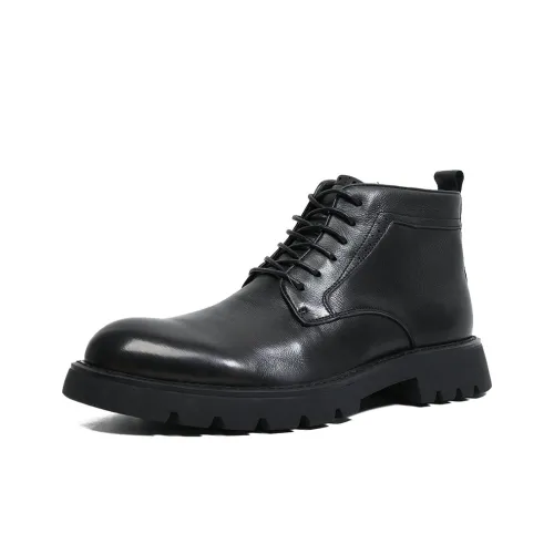 H2 Лицевая коровья кожа High END Роскошь Мужская обувь Ботильоны Мужской