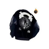 Молящиеся руки - черный с флисовой подкладкой