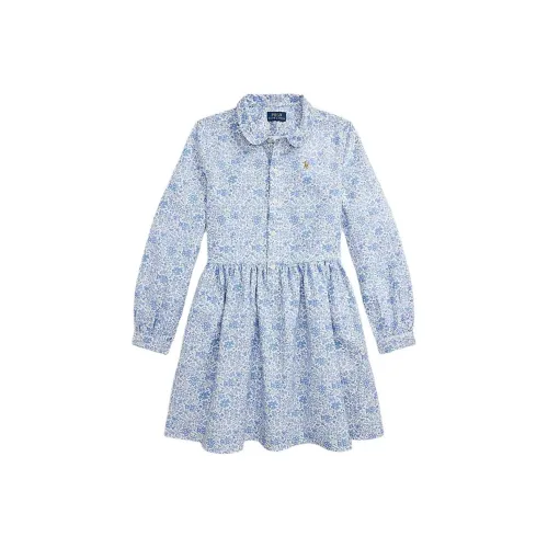 Polo Ralph Lauren Светло-Синие Платья для Детей