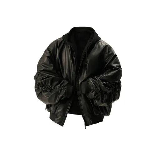 LIGHT ELF Кожа Куртка Унисекс