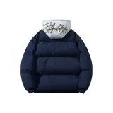 Темно-синий [Серый стиль шляпы, многослойность эстетика]