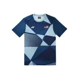 Синий соревновательный костюм с короткими рукавами