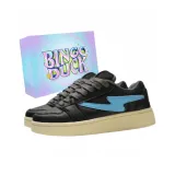 Чёрный Синий + Эксклюзивная обувь Коробка