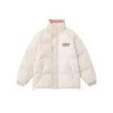 Белый хлопковый пуховик