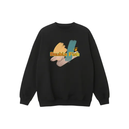 Двойная рыба Унисекс Свитшоты