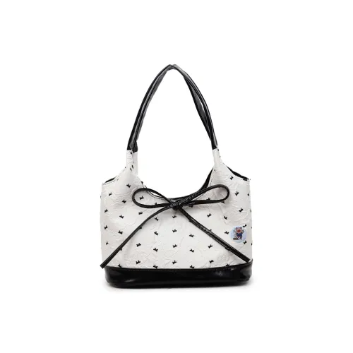 XIAOZHUBANNA Ткань Плечевая сумка Стандартная Женская Многоцветная