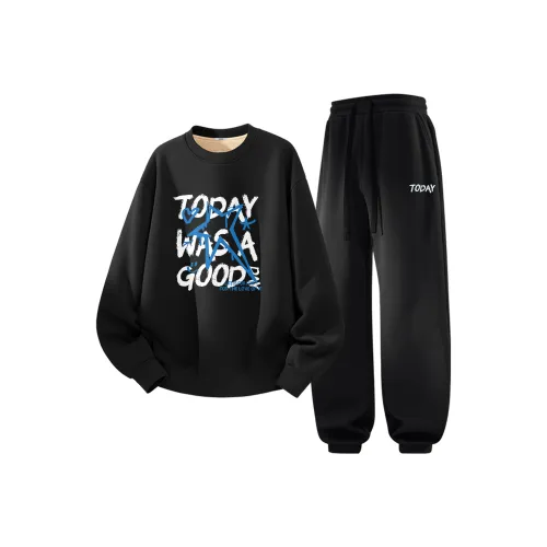 Miniso Осенний Зимний Свитшот Комплект Унисекс 2 Предмета Комплект