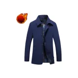 Синий, флисовая подкладка